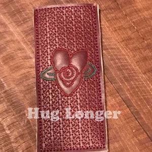 ITH Rose Eye Glass Case HL5689 embroidery file