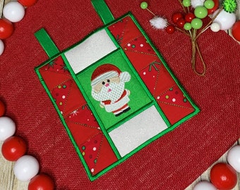 HL ITH Santa Hanging Quilt Piece HL6141