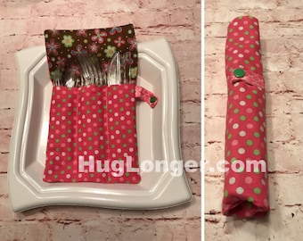 ITH Silverware or Makeup brush roll up HL2050 embroidery file