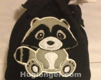 Applique Baby Raccoon embroidery file