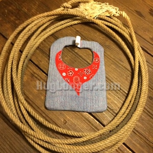 In The Hoop Quilted Western Bib embroidery file for the 8x10 hoop