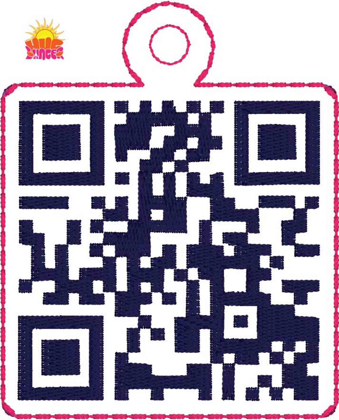 Qr code crossstitch