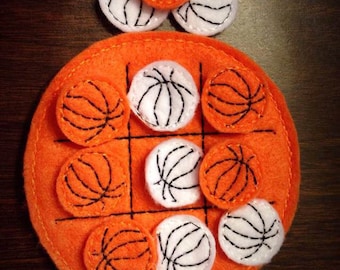 ITH Basketball Tic Tac Toe HL1049 embroidery file sports ball
