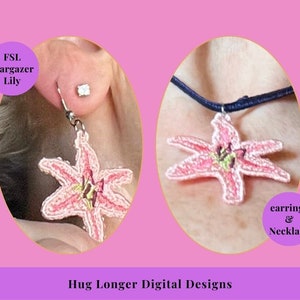 HL FSL Stargazer Lily Jewelry Set HL6452