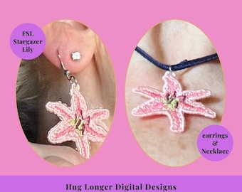 HL FSL Stargazer Lily Jewelry Set HL6452