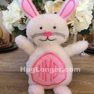 ITH Bunny Stuffie Embroidery File