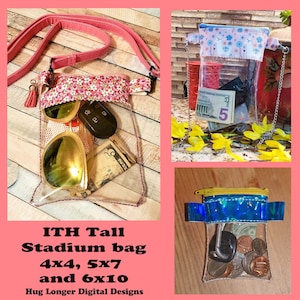 ITH Tall Stadium Bag HL5712 embroidery file