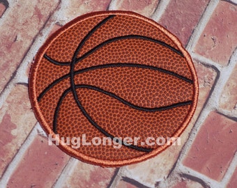Applique Basketball embroidery file HL1040 sports patch