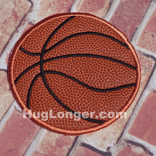 Basketball Applique Etsy