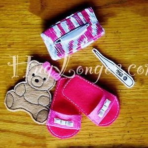 ITH 18 inch Doll Sick Day Set HL 2085