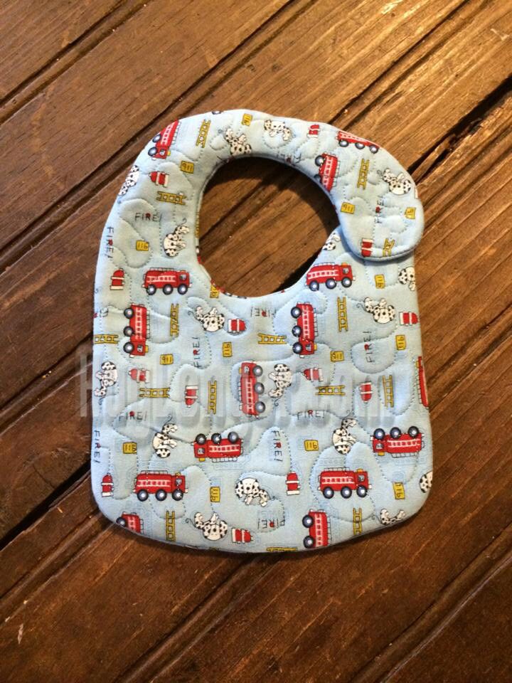 In the Hoop Quilted Baby Bib Digital File for Embroidery Etsy