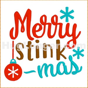 Merry Stinkmas TP HL2387 file di ricamo