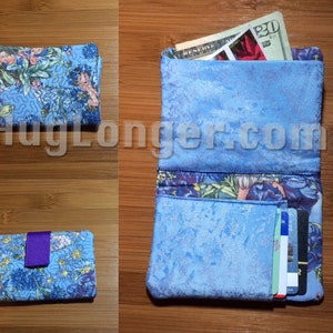 En The Hoop Quilted Wallet 5x7 tamaño aro archivo de diseño digital para máquina de bordar