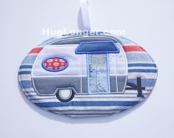 ITH Camper Potholder embroidery files HL1058