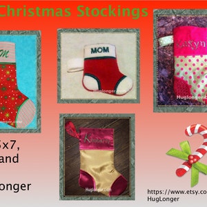 ITH Christmas Stocking embroidery file