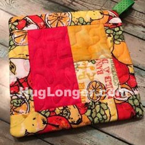 In The Hoop Quilted Pot Holder
