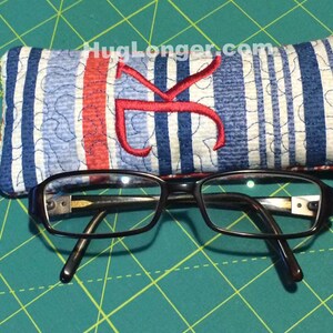 ITH Glasses Case embroidery file HL1055 sunglasses eyeglasses image 3