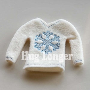 ITH Snöflingetröja i älvstorlek HL2556 broderifiler