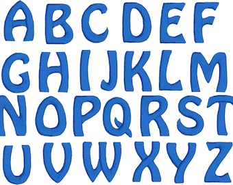 Hobo Font 2 inch 1 inch 1/2 inch HL2149