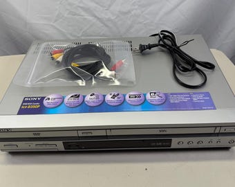 Lecteur combiné DVD/magnétoscope Sony SLV-D350P - 4 têtes stéréo hi-fi, balayage progressif