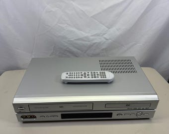 Daewoo DV-6T955B dvd/vhs-videorecorder combo-speler vtg met afstandsbediening getest - werkt goed