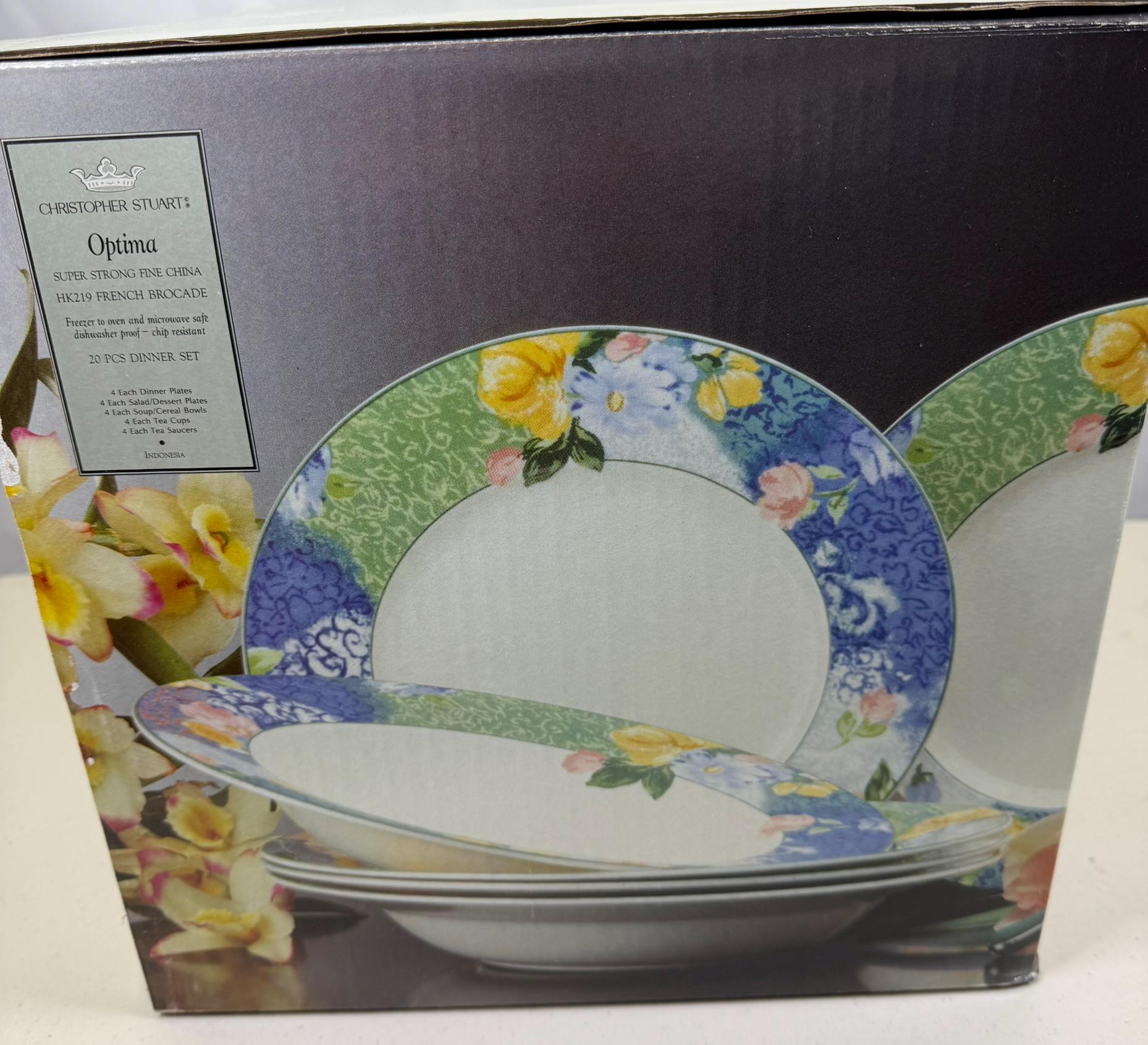 Vintage Christopher Stuart Optima French Brocade HK219 – 40‑piece ...