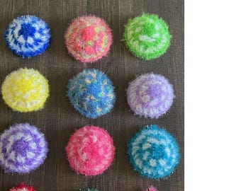 Handmade Double-Sided Dish Scrubbies