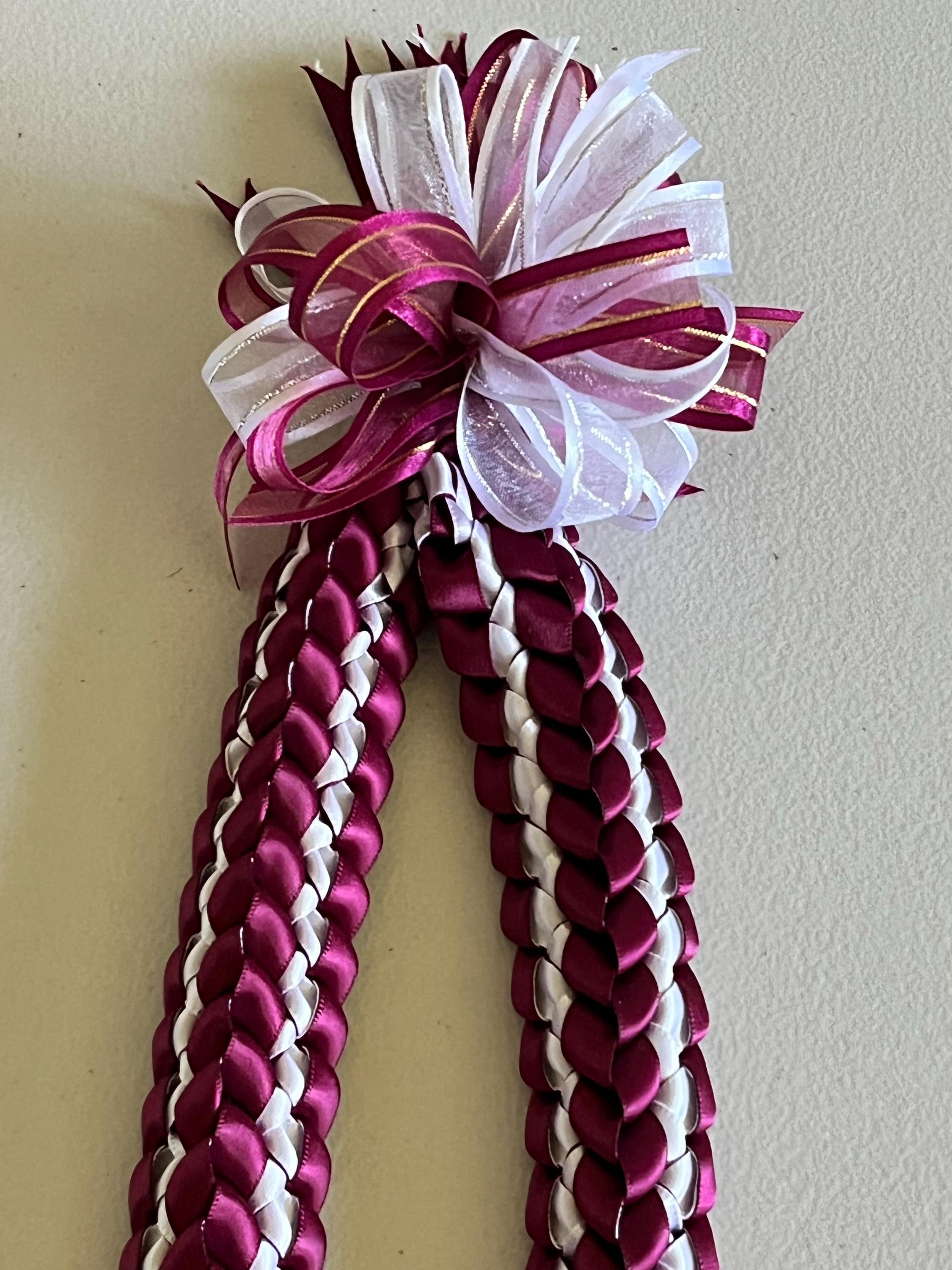 Three Strand Razor Ribbon Deluxe Double Braided 8-strands Ribbon Lei - Etsy