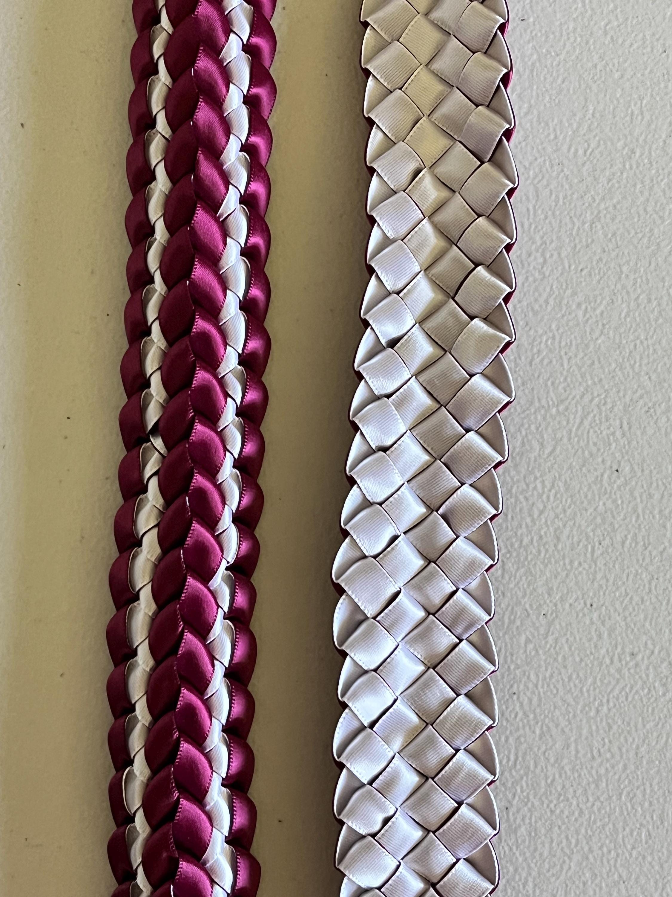 Three Strand Razor Ribbon Deluxe Double Braided 8-strands Ribbon Lei - Etsy
