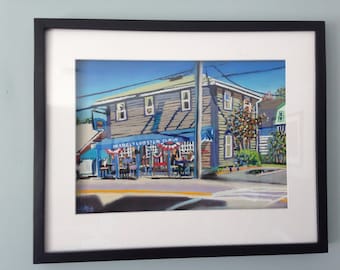 Mabel's by Wade Zahares 11 x 18" Original Plein Air Pastel