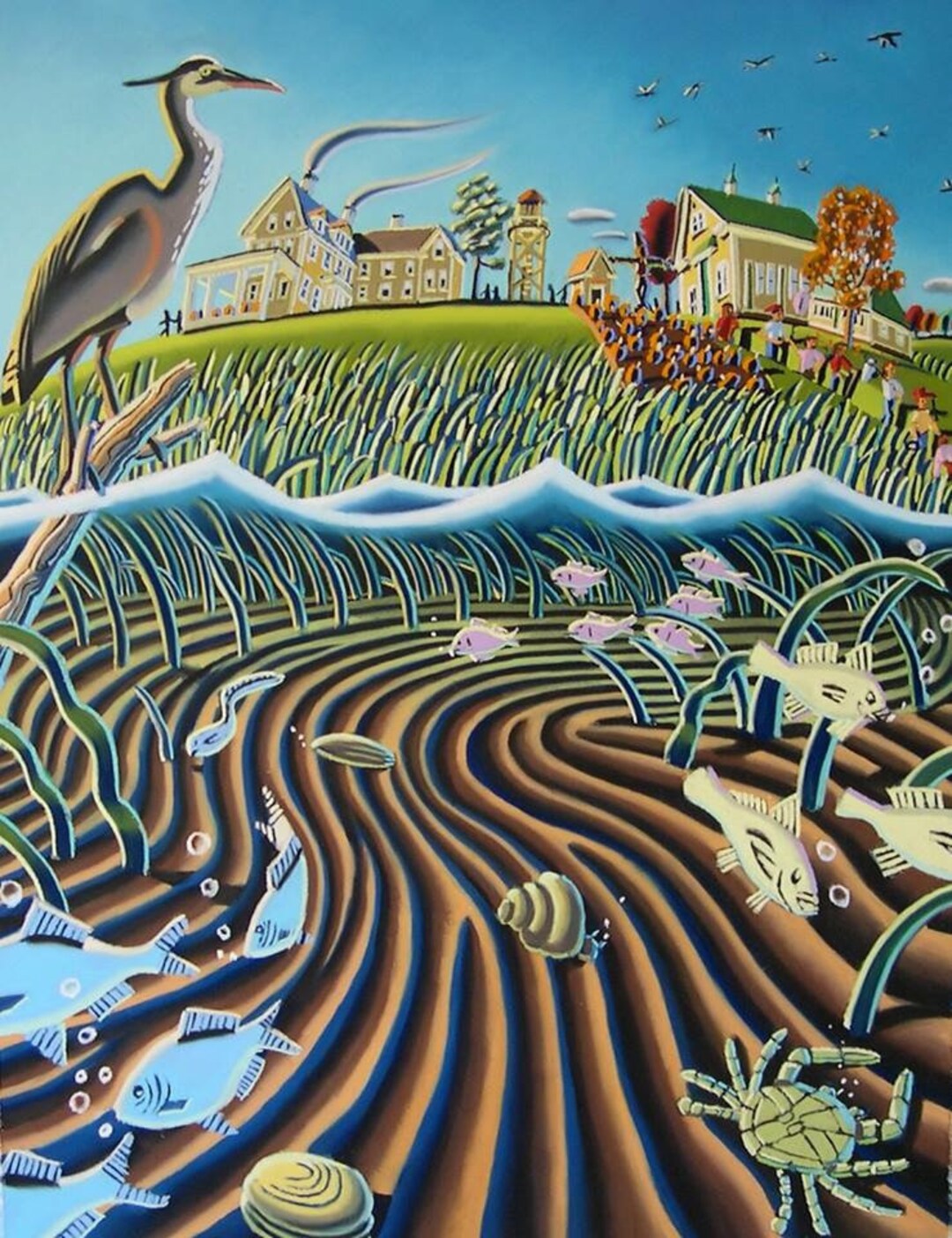 Pumpkinfiddle by Wade Zahares Signed and Numbered Giclee Print Etsy