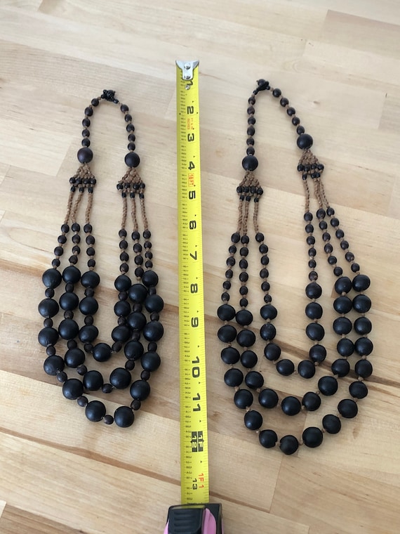 Ecuadorian Choloque Seed and Orchid Seed Matinee Necklace/ Bead  