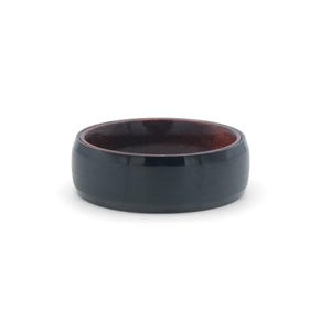 The Eclipse Ring: Polished Black Finish, Reflective Accents, Men's Sophisticated Style image 1