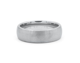 The Sentinel Ring - Minimalistischer Statement-Ring für Herren, schützendes Siegelband, Geschenk für Ihn