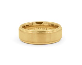 Der Concord Ring aus gebürstetem Gold oder Silber – zeitlose Raffinesse für jeden Tag