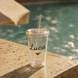 Monogrammed Acrylic Tumblers - Etsy