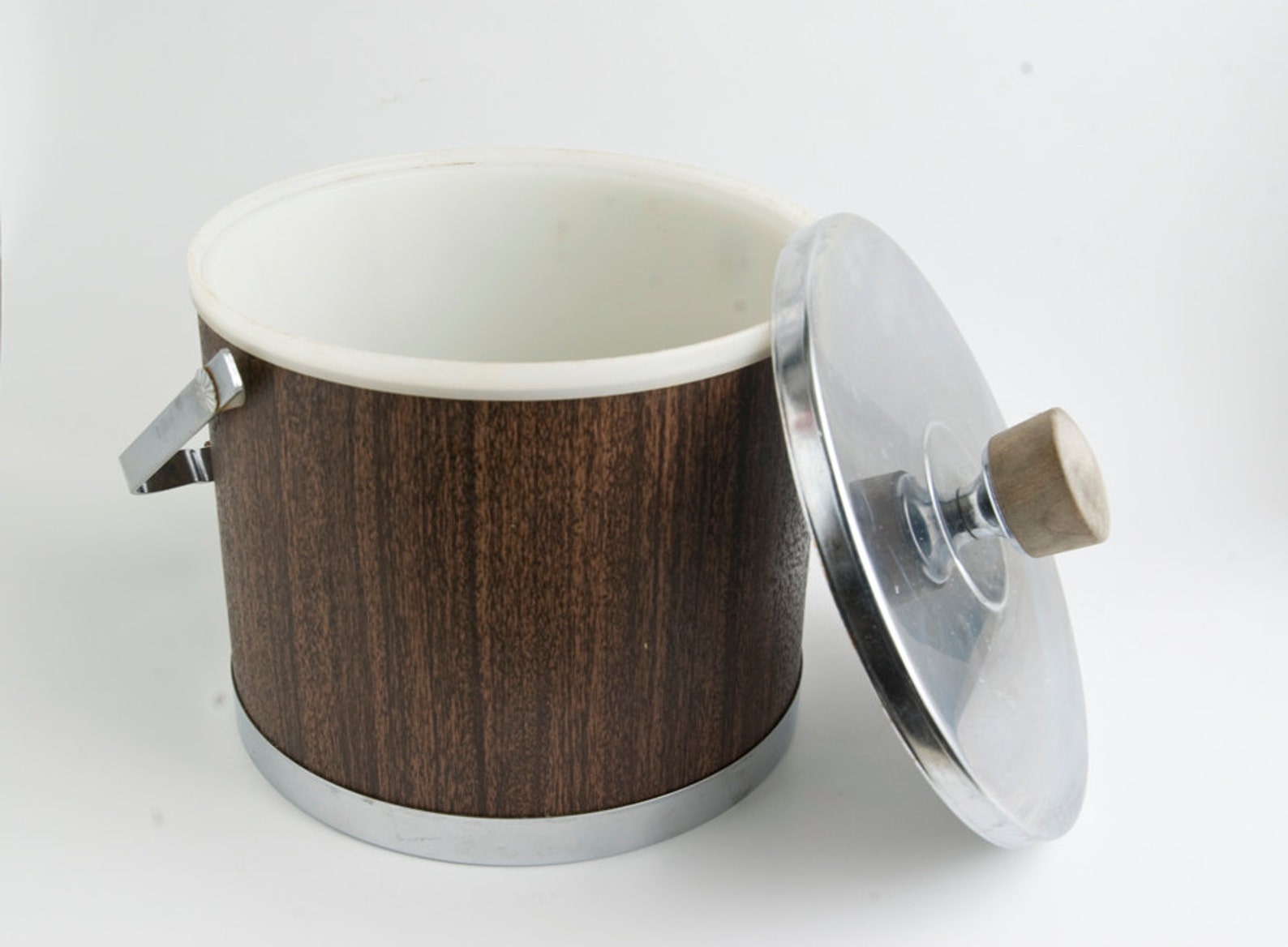 Vintage Ice Bucket Atapco Retro Ice Bucket Vintage Bar Ware Etsy