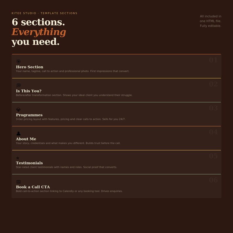 High Converting Life Coach Website Template | SiteFill Built-In Editor | Client Booking | NO CODE image 13
