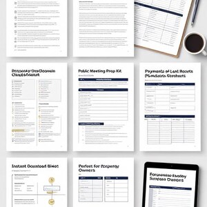 URA Relocation Toolkit | Residential, Business Forms, Expense Worksheets (Digital Download)
