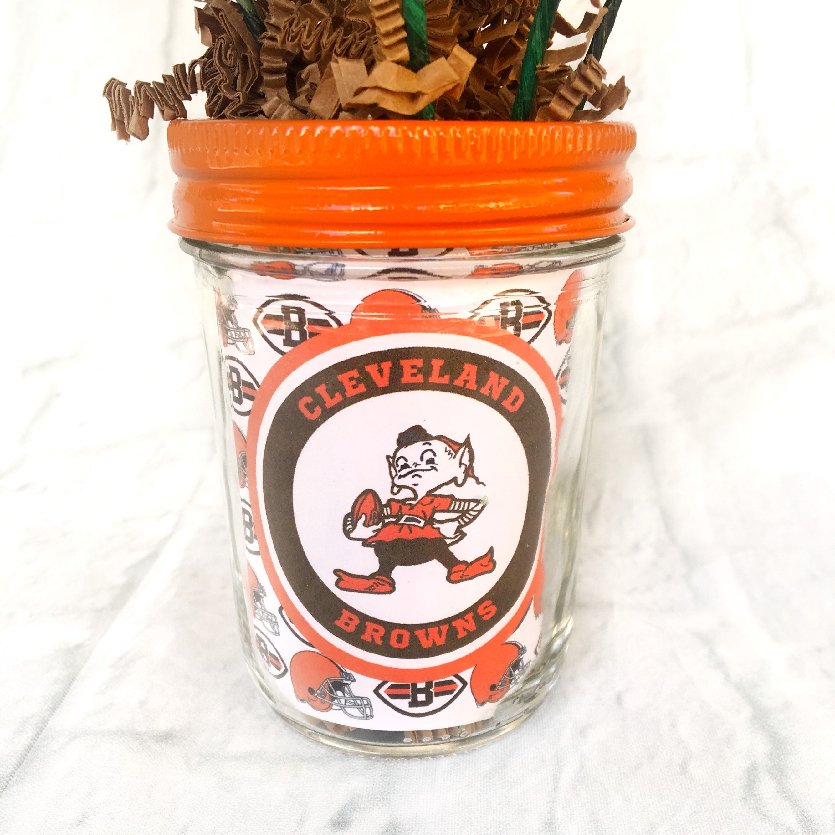 Cleveland Browns Paper Flower Bouquet Etsy