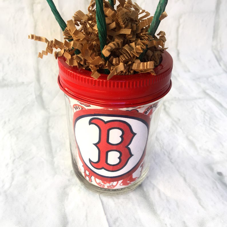 Boston Red Sox Handmade Paper Flower Bouquet Etsy