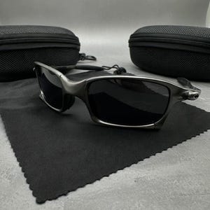 Vintage Oakley cykelsolglasögon i metall: 90-talets Y2K Prizm polariserade solglasögon bild 3