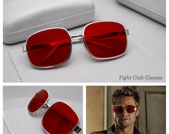 Tyler Durden Sunglasses | Fight Club Inspired Rose Tinted Shades, Vintage Shades