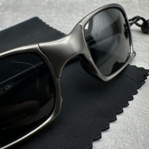 Vintage Oakley cykelsolglasögon i metall: 90-talets Y2K Prizm polariserade solglasögon bild 2
