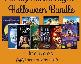 Family Halloween Movie Night, Digital Download