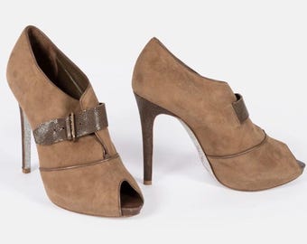 René Caovilla Wildleder-Ankle-Boots