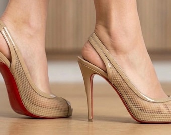 Christian Louboutin Sandali Slingback Canne à Pêche