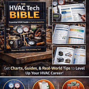 Guida per tecnici HVAC in PDF / Manuale di risoluzione dei problemi HVAC / Corso di formazione per la riparazione di condizionatori / Guida HVAC per principianti