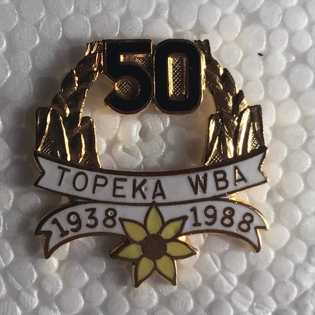 Lapel Pin 50th Anniversary Topeka Kansas WBA 1938 - 1988 - Etsy