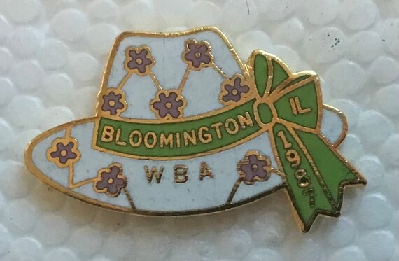 Lapel Pin Bloomington Illinois W.B.A. 1987